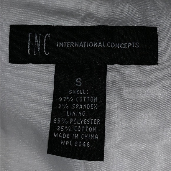INC Cropped Military Jacket - Picture 3 of 3